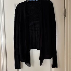 ❄️Simply Vera Vera Wang Black Open Cardigan